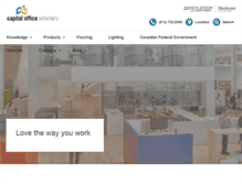 Tablet Screenshot of capitaloffice.com